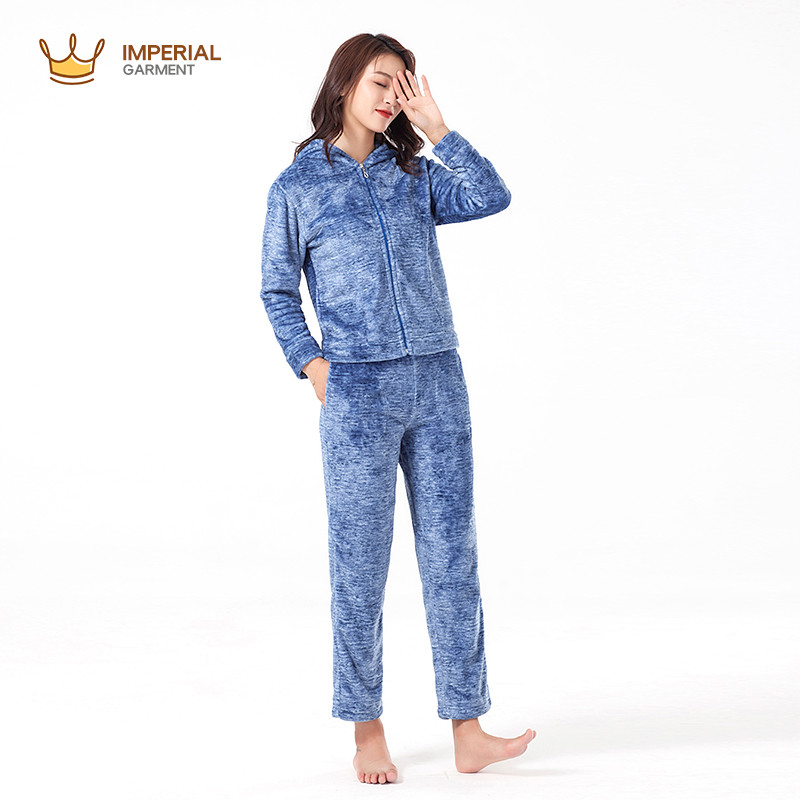 Buy cheap Women Plus Size Women 100_polyester Luxury Fleece Sleepwere Winter girls sleepwear pajamas product