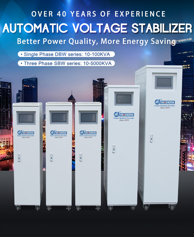 Buy cheap Single Phase And Three Phase 10-5000kva AC Automatic Voltage Stabilizer product