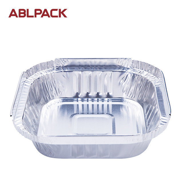 Buy cheap Square Wrinkle Wall Single Disposable Package Food Aluminum Foil Container from wholesalers
