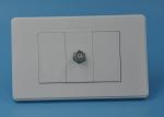 Buy cheap High Grade Tv Satellite Socket , Wall Mounted Tv Sockets Easy Installation from wholesalers