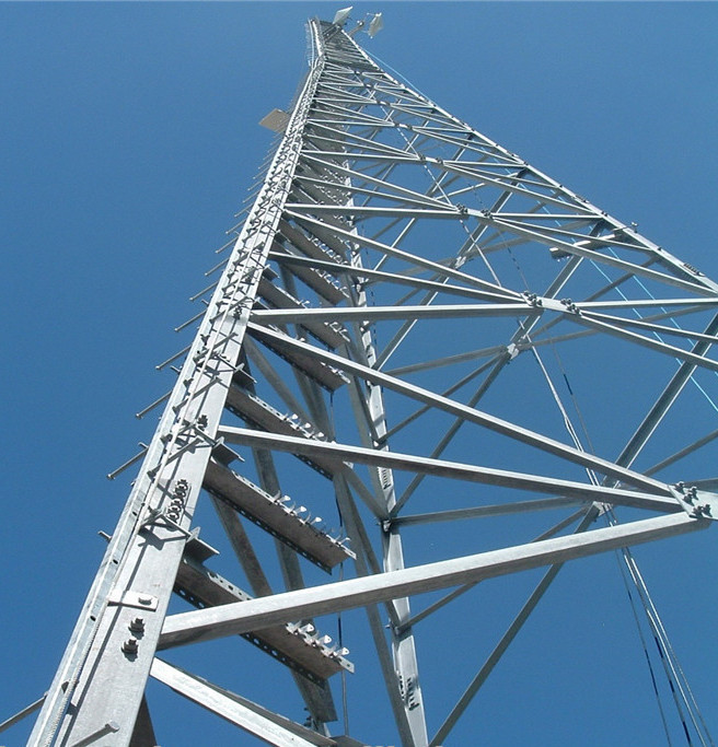 Buy cheap Angle Steel GSM Telecom Communication Self Supporting Antenna Tower product