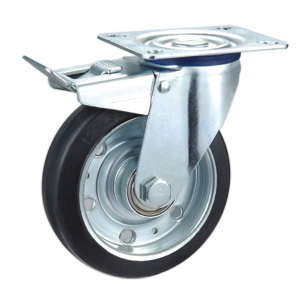 Buy cheap Steel core rubber caster wheel from wholesalers