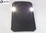 Buy cheap Handheld Tactical Ballistic Shield Level 5 LED Lighting PU Coating Rubber Edge Banding from wholesalers