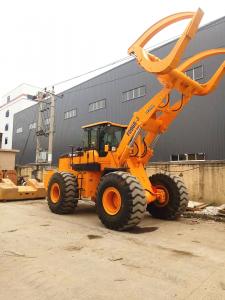 Buy cheap log wheel loader with 5ton/8ton/10ton/12ton load capacity wheel loader with grapples attachments product