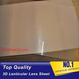 Buy cheap OK3D Lenticular Lens material with super transpancy 0.25MM 51x71cm for 3d lenticular card for UV offset printing Korea product
