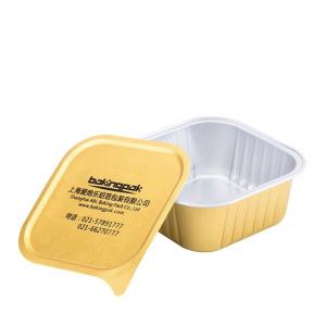 Buy cheap 150ML Fast Food Containers Microwave Bake Tray Disposable Oven Safe Food Container colored disposable pie pan product
