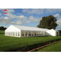 Buy cheap 300 Seater Outdoor Event Tent With Transparent PVC Window / Large Garden Wedding Tent product