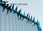 Buy cheap Blue PVC Coated Anti Climb Security Fencing Electro Galvanized from wholesalers