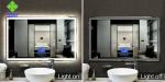 Buy cheap IP44 Rating LED Lighted Bathroom Mirror Wall Mount Silver Mirror Raw Material from wholesalers