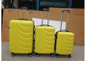 Buy cheap Colorful Carry On ABS Trolley Luggage Zipper Framed Waterproof With Iron Trolley product