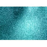 Buy cheap Blue Thick Glitter Fabric , Glossy Shoe Fine Glitter Fabric 138cm Width product