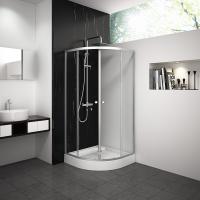 Buy cheap 900x900x2000mm Bathroom Curved Corner Shower Enclosure , Shower And Bath product
