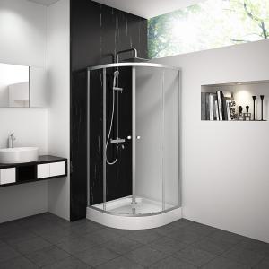 Buy cheap 900x900x2000mm Bathroom Curved Corner Shower Enclosure , Shower And Bath Enclosures product