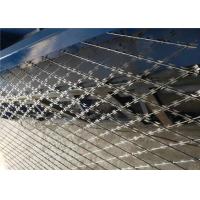 Buy cheap Zinc Coated Razor Wire Fence Welded Blade Wire Diamond Hole Fence BTO -22 product