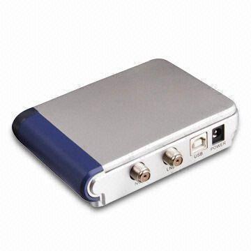 Buy cheap USB2.0 DVB-S TV Tuner Box with DAB Radio Reception, Remote Control and 2 to 45ms/s Symbol Rate product