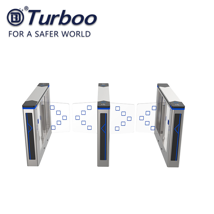 Buy cheap Office Security Swing Electronic Turnstile Gates Mechanical Anti - Pinch Function from wholesalers