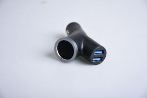 Buy cheap 5V 3.1A QC3.0 USB Car Charger Adapter With Cigarette Lighters product