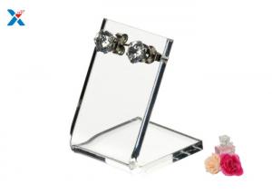 Buy cheap Transparent Acrylic Jewelry Organizer / Acrylic Earring Organizer With Holes product