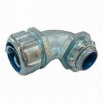 Buy cheap UL Liquid Tight 90° NPT Thread Conduit Connector with Zinc Plating from wholesalers