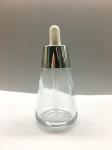 Buy cheap Color Lacquering Glass Dropper Bottle 30ml Bamboo Collar White Dropper Cone from wholesalers