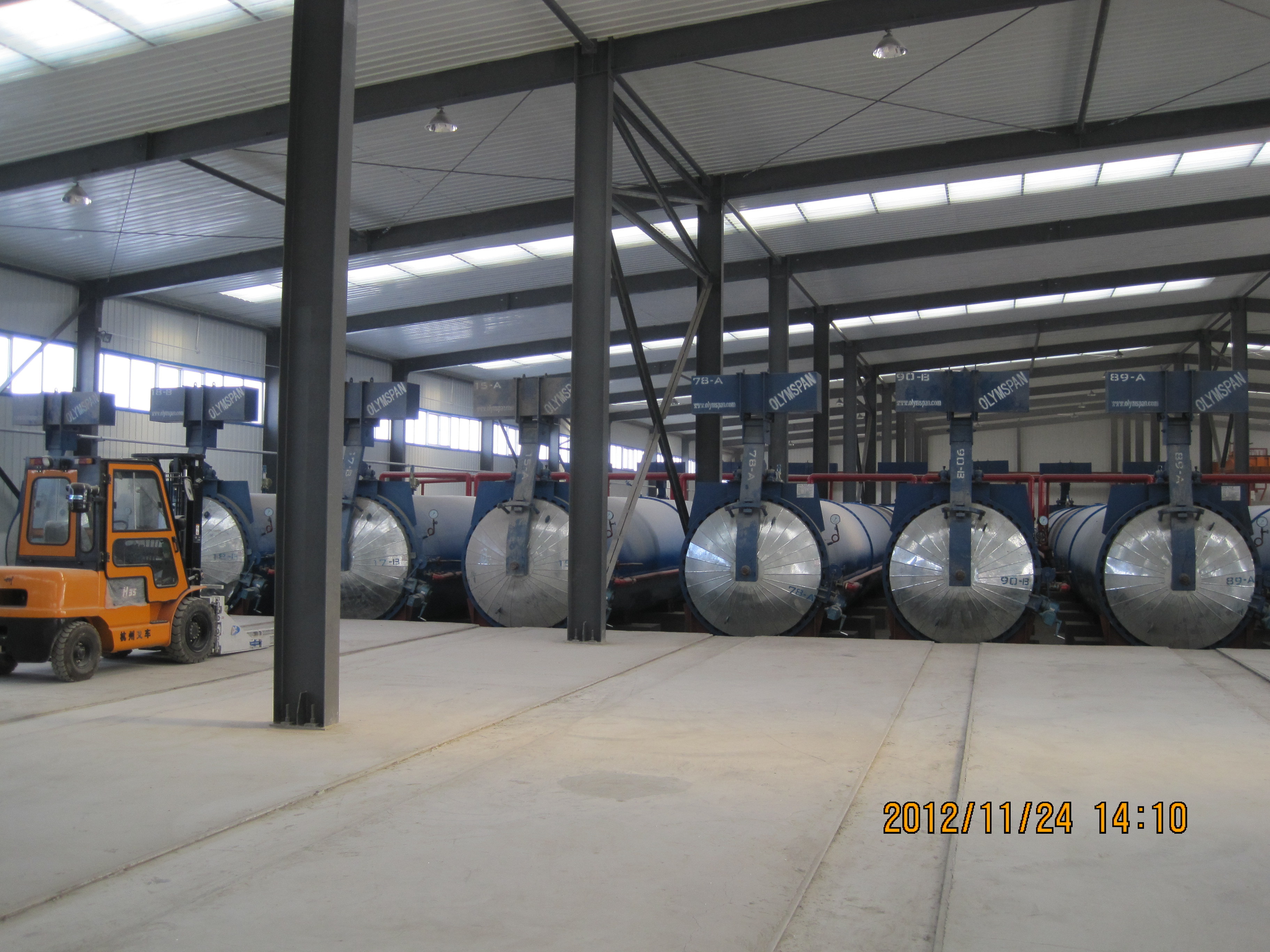 Buy cheap Concrete Autoclave With Hydraulic Pressure Door-Opening And Safety Interlock product