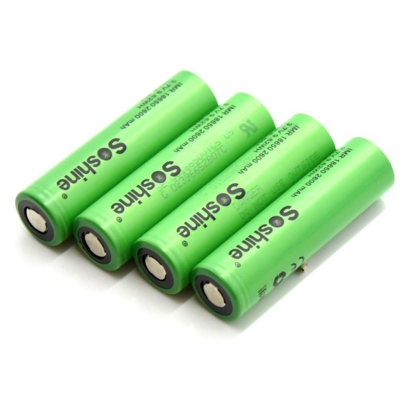 Buy cheap 18650 Soshine VTC5 60A 2600mAh Flat Top High Drain Battery product