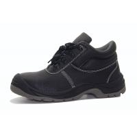 Buy cheap PU Injection Outsole Genuine Leather Work Shoes / Steel Toe Work Shoes product