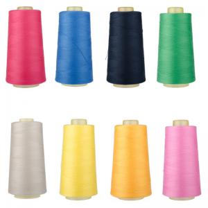 Buy cheap Wholesale 2500yards nylon sewing thread colorful 100% Spun Polyester Sewing Thread product