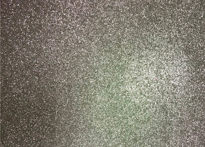 Buy cheap Bedroom Wallpaper PU Material Silver Glitter Fabric For Living Room Home Decor product