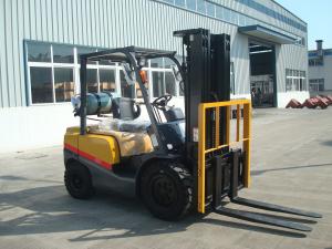 Buy cheap 3 ton LPG forklift 3 ton duel fuel forklift with nissan K25 engine with hydraulic transmission product