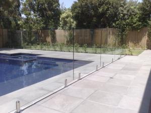 Buy cheap 316 Anti-Rust Stainless Steel Spigots Frameless Swimming Pool Glass Railing product