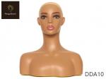 Buy cheap Vivid Gorgeous Eyes Wig Display Head Makeup Mannequin With Shoulders from wholesalers