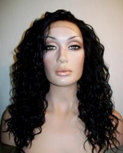 Buy cheap Remy hair Deep Wave Free Tangle Full Lace Wigs Human Hair 10- 30 Inch product
