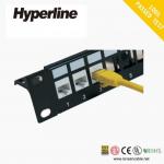 Buy cheap PBT GF Ethernet Cable Assembly FTP Keystone Jack 24 Port ETL Cat6 Patch Panel from wholesalers