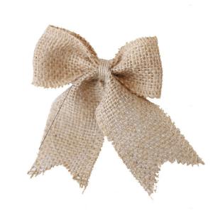 Buy cheap Factory Stock Linen Lace Bow Jewelry Decoration Gift Packaging Handmade Bow product