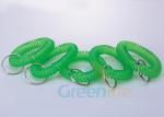 Buy cheap Anti - Lost Plastic Coil Key Chain , Split Ring Customized Wrist Key Coil 55 MM from wholesalers