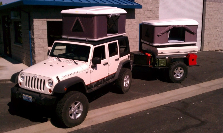 Buy cheap CE Approved Hard Shell Roof Top Tent , Jeep Wrangler Tents For Camping product