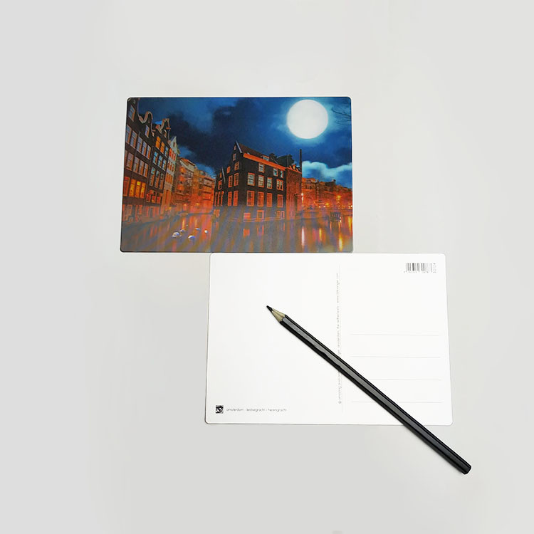 Buy cheap 2022 hot sale PET material customized lenticular-printing post cards with 3D or flip effect or animation sell in Vietnam product