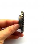 Buy cheap 20CrMnTi Steel Spiral Bevel Gear , 2.5 Module High Strength Gear With Black Coating from wholesalers