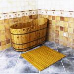 Buy cheap Customized WPC Wood Shower Floor WPC Bathroom Decking 60cm x 40cm from wholesalers