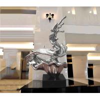 Buy cheap Customized Abstract Metal Sculpture , Modern Public Art Sculpture For Decoration product