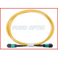 Buy cheap 24 X Lanes LC Fiber Optic MPO Trunk Cable OS2 Single Mode Low Insertion product