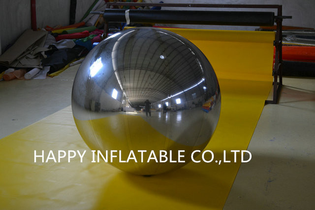 Buy cheap PVC Large Attractive Inflatable Mirror Ball Silvery For Party Show from wholesalers