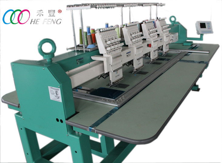 Buy cheap 4 Heads Computerised Flat Bed Embroidery Machine , 110V / 220V from wholesalers
