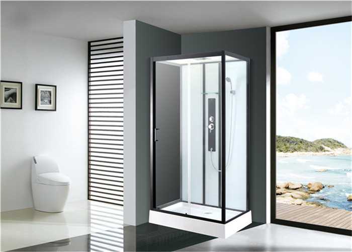 Buy cheap Rectangular Free Standing Quadrant Shower Cubicles With Transparent Tempered Glass Fixed Panel product