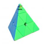 Buy cheap Hot  Sale Black Kylin Magic Cube Fluorescent Four color Stickerless Triangle Cube 1554 Professional Puzzle Toys for Kids from wholesalers