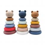 Buy cheap 2023 New Arrivals Autism Sensory Toys Silicone Stacking Toys Sorting Nesting Stacking Toys from wholesalers