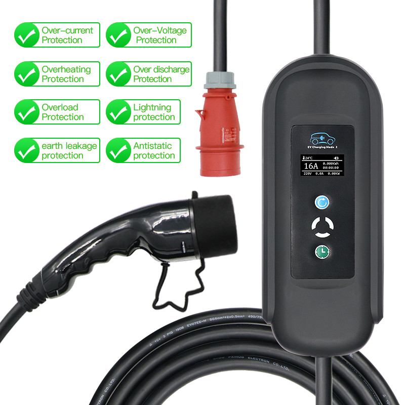Buy cheap 11KW 32Amp 40A EV Car Charging Station 3 Phase Home Ev Charger 4G product