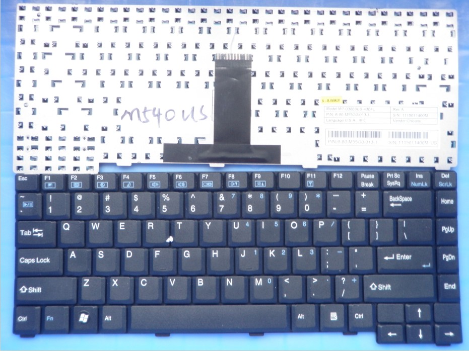 Buy cheap SP Us laptop Keyboard for CLEVO M54 M540 M55G M550N M550G keyboard teclado product