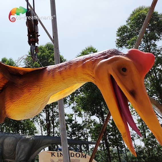 Buy cheap Water Resistant Pterosaur Life Size Animatronic Dinosaurs 1.8m Width product